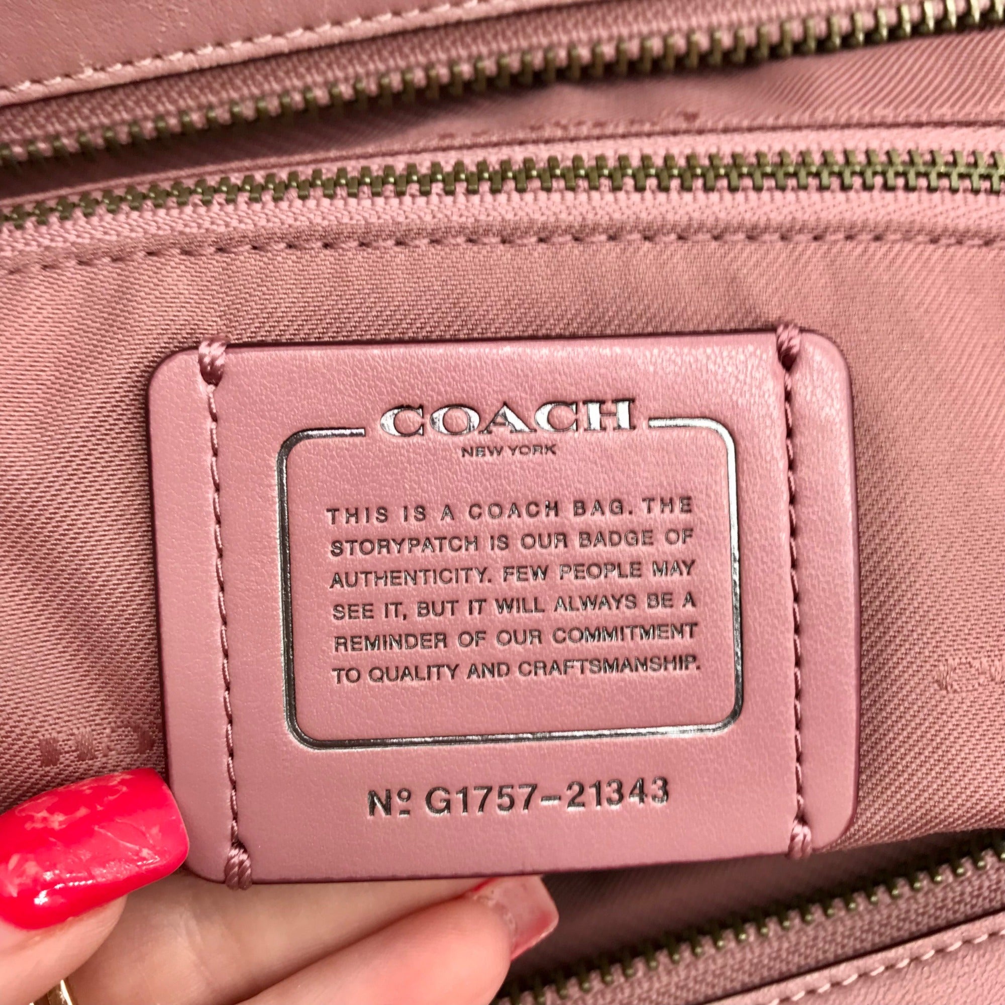 Coach Purple Pebbled Leather Grace Satchel Bag 21343