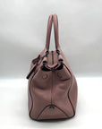 Coach Purple Pebbled Leather Grace Satchel Bag 21343