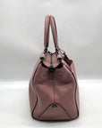 Coach Purple Pebbled Leather Grace Satchel Bag 21343