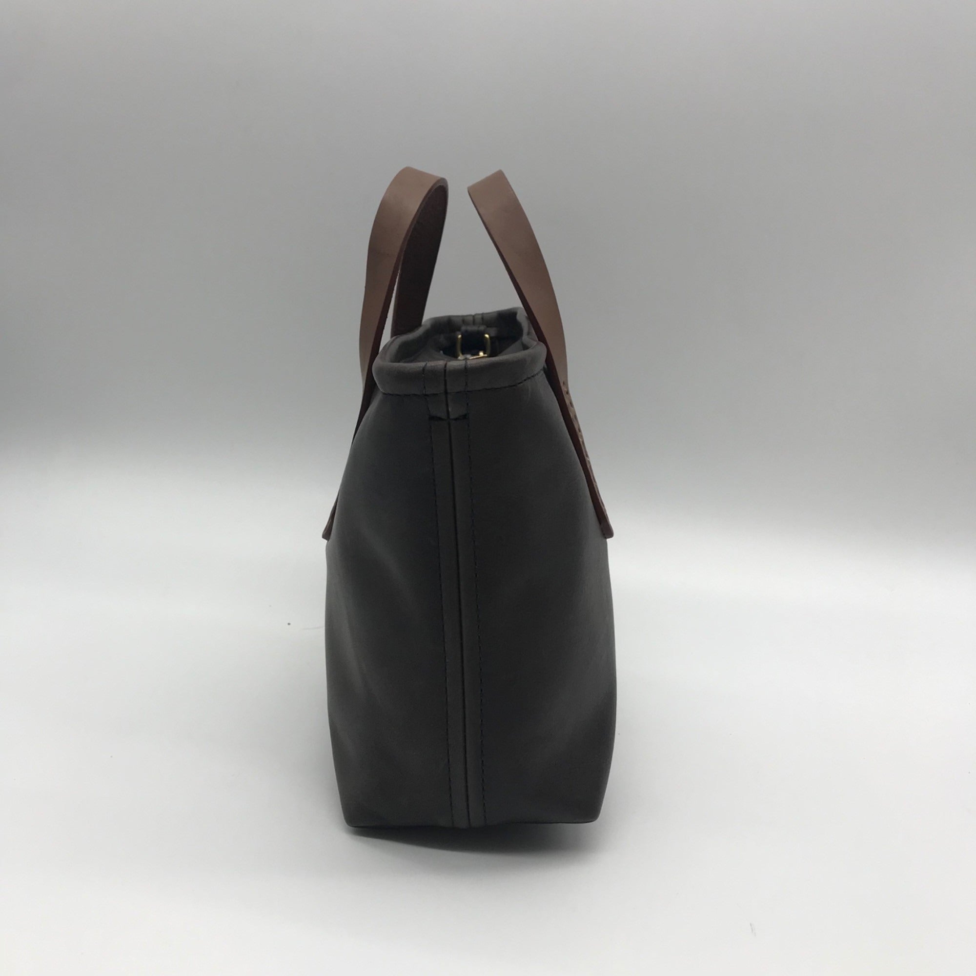 Fount Brown Leather Tote Bag