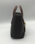 Fount Brown Leather Tote Bag