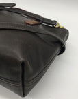 Fount Brown Leather Tote Bag