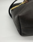 Fount Brown Leather Tote Bag