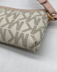 Michael Kors Vanilla & Pink Canvas Beltwaist Bag