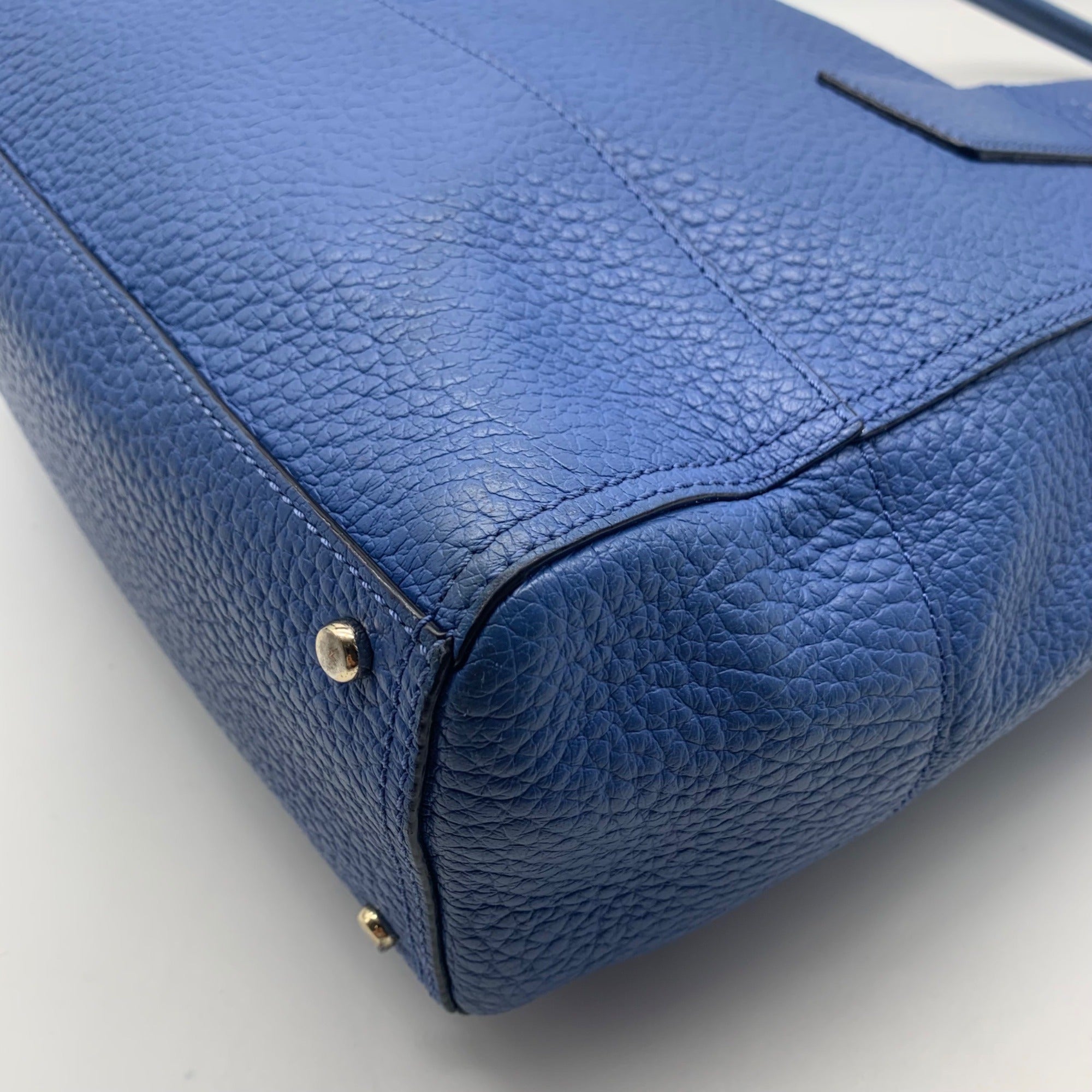Kate Spade Ocean Blue Pebbled Leather Southport Avenue Linda Tote