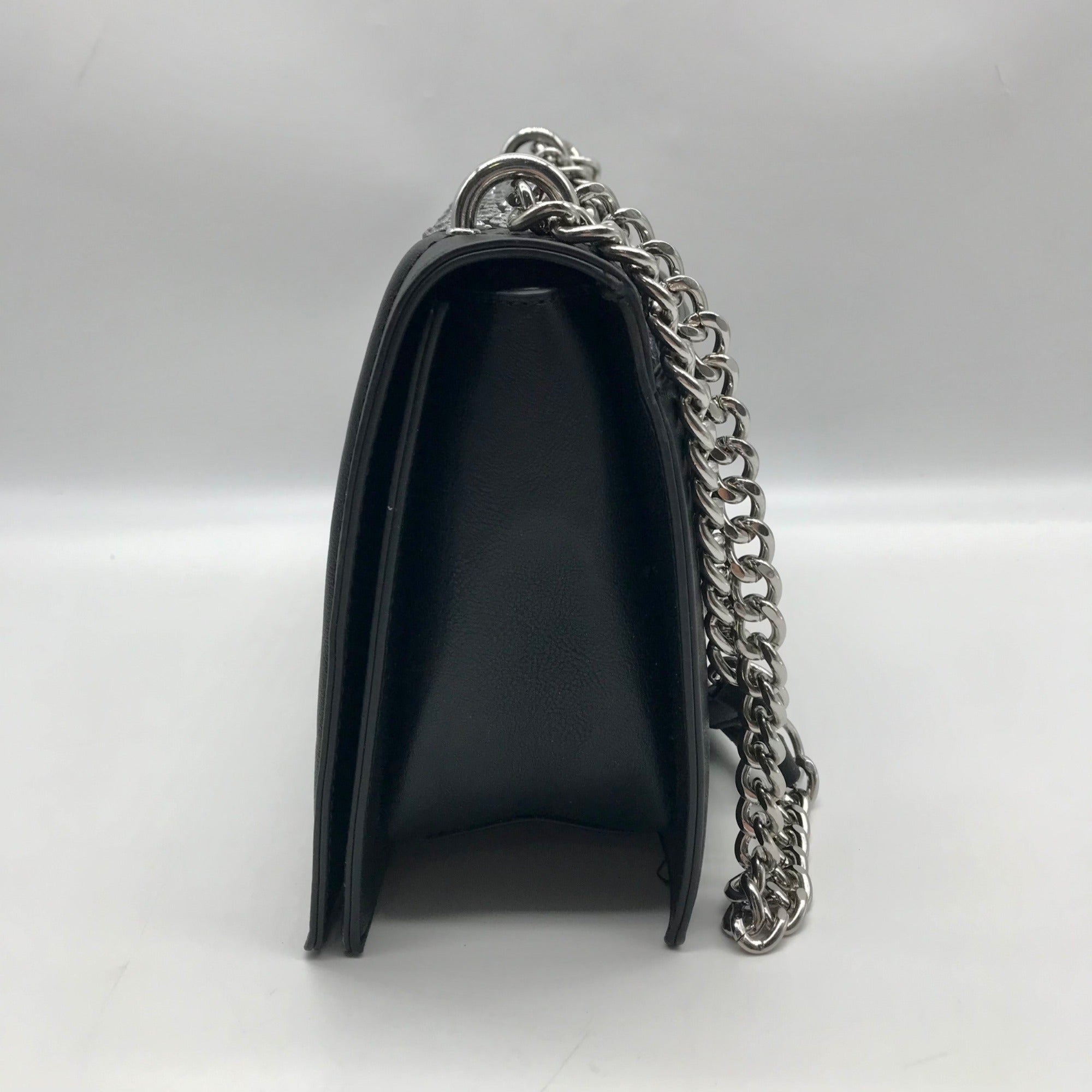 I.N.C. International Concepts Black Rhinestone Ajae Hotfix Shoulder Bag