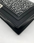 I.N.C. International Concepts Black Rhinestone Ajae Hotfix Shoulder Bag