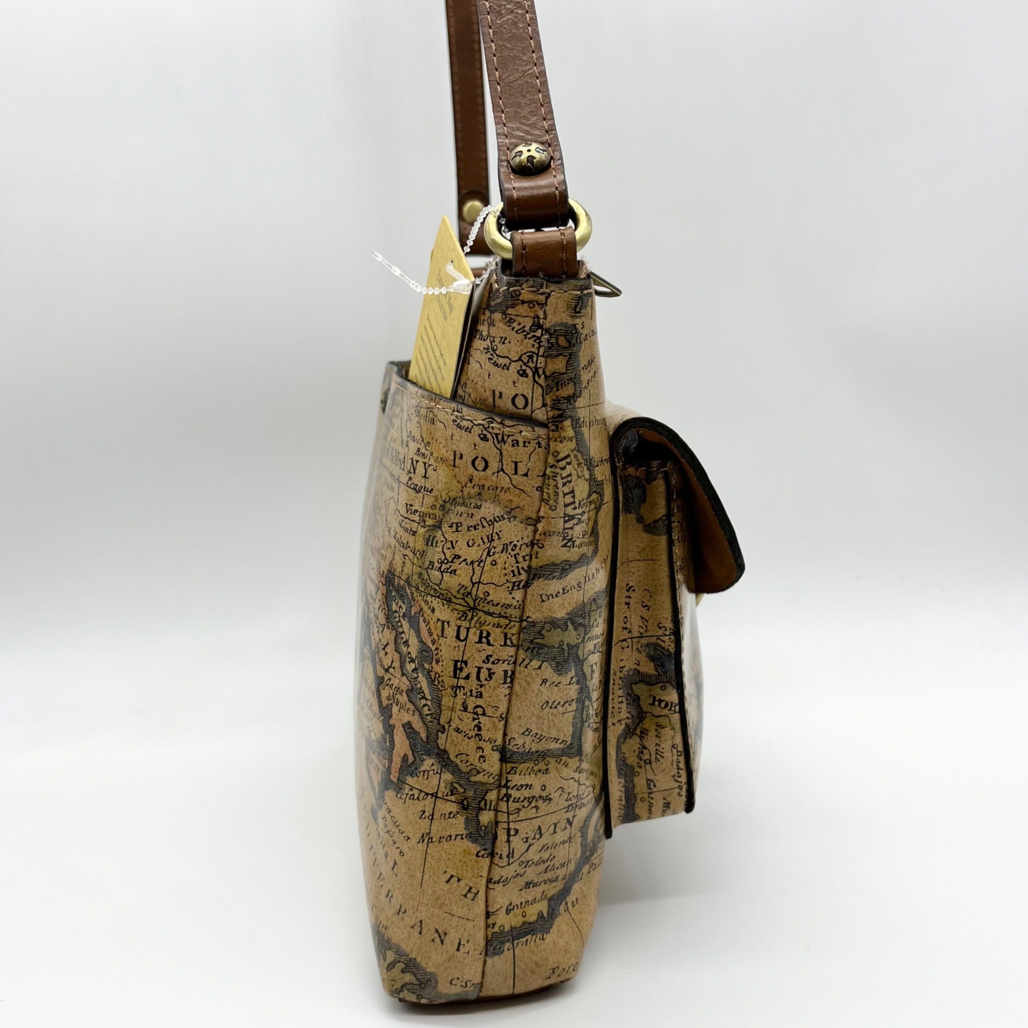 Patricia Nash European Mapprint Kirby Crossbody Bag