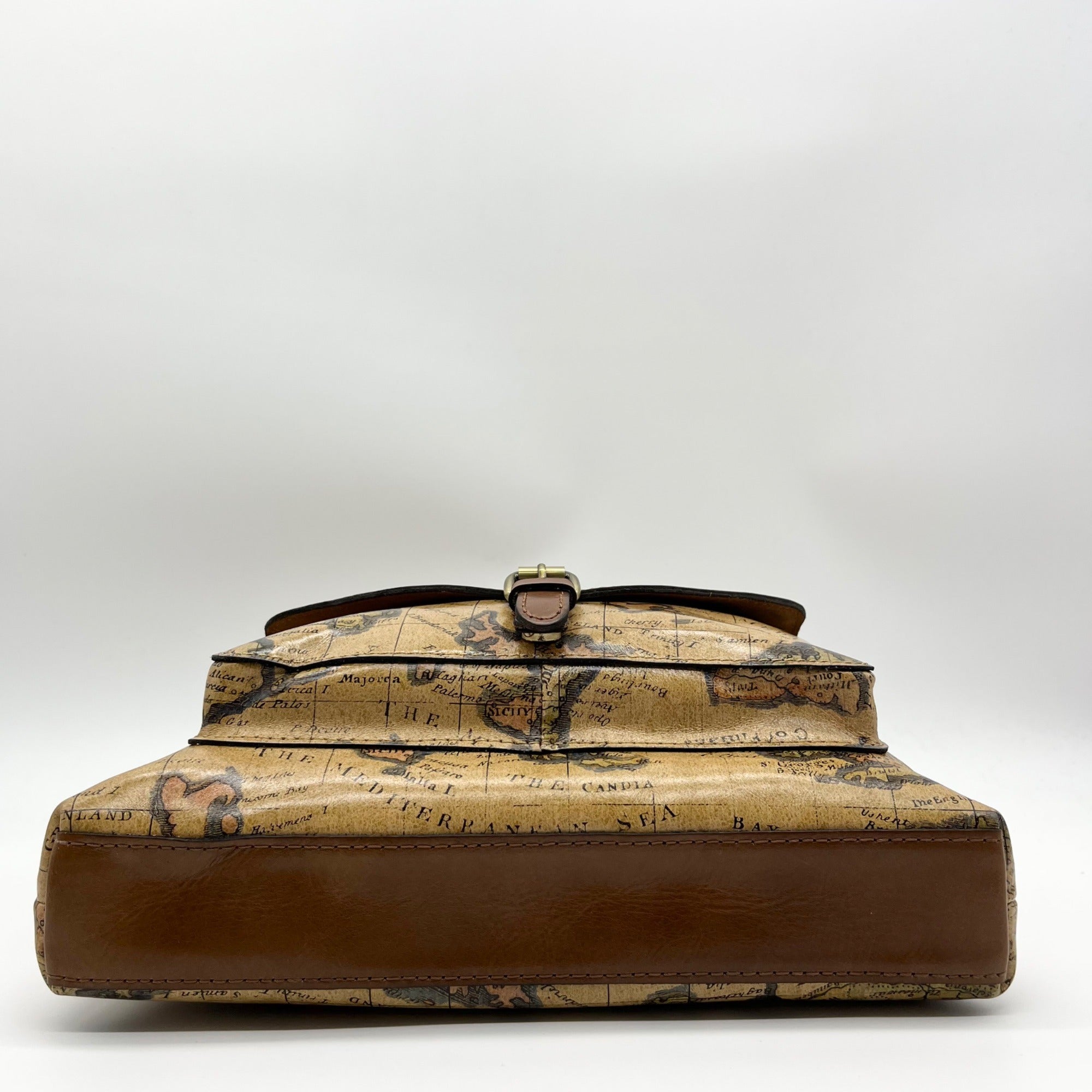 Patricia Nash European Mapprint Kirby Crossbody Bag