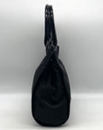 Tory Burch Black Nylon & Patent Leather Trim Ella Tote