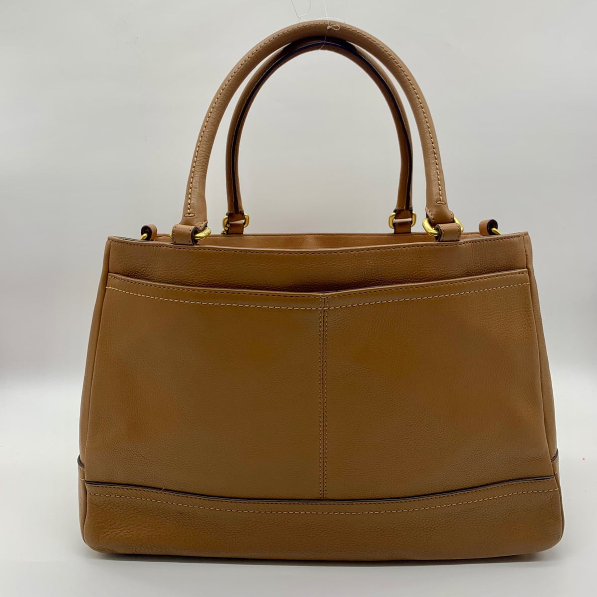 Coach Brown Leather Convertible Shoulder Bag F23268