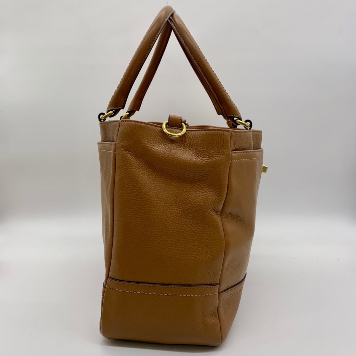 Coach Brown Leather Convertible Shoulder Bag F23268