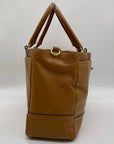 Coach Brown Leather Convertible Shoulder Bag F23268