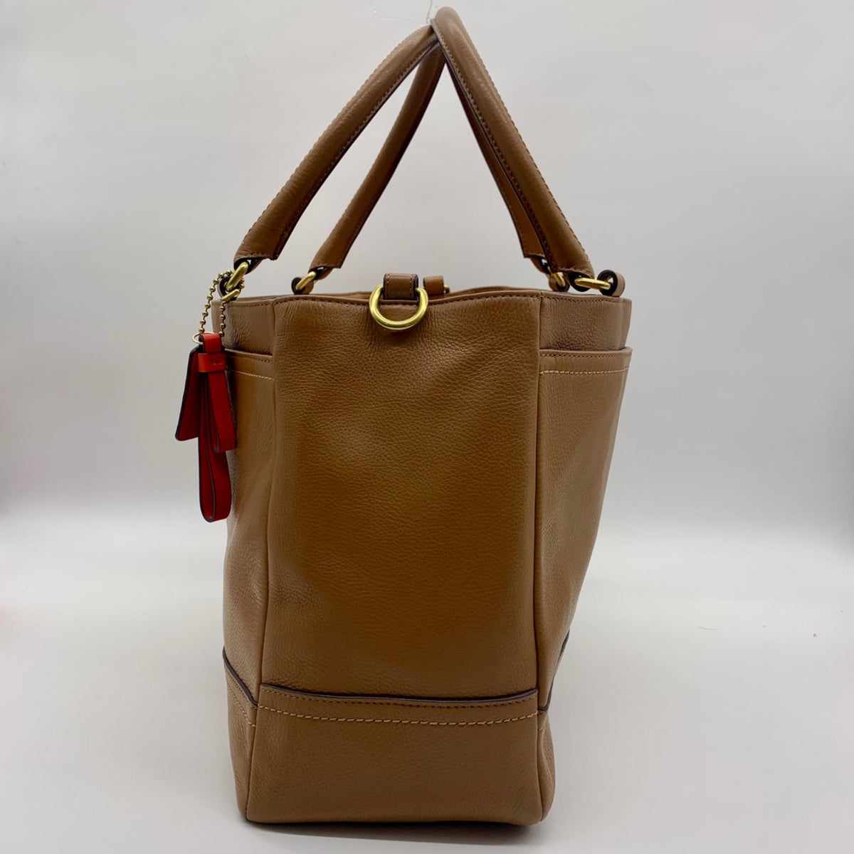 Coach Brown Leather Convertible Shoulder Bag F23268