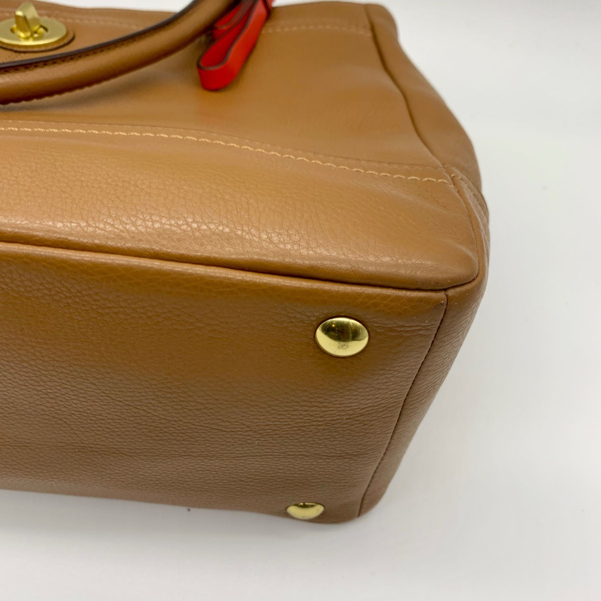 Coach Brown Leather Convertible Shoulder Bag F23268