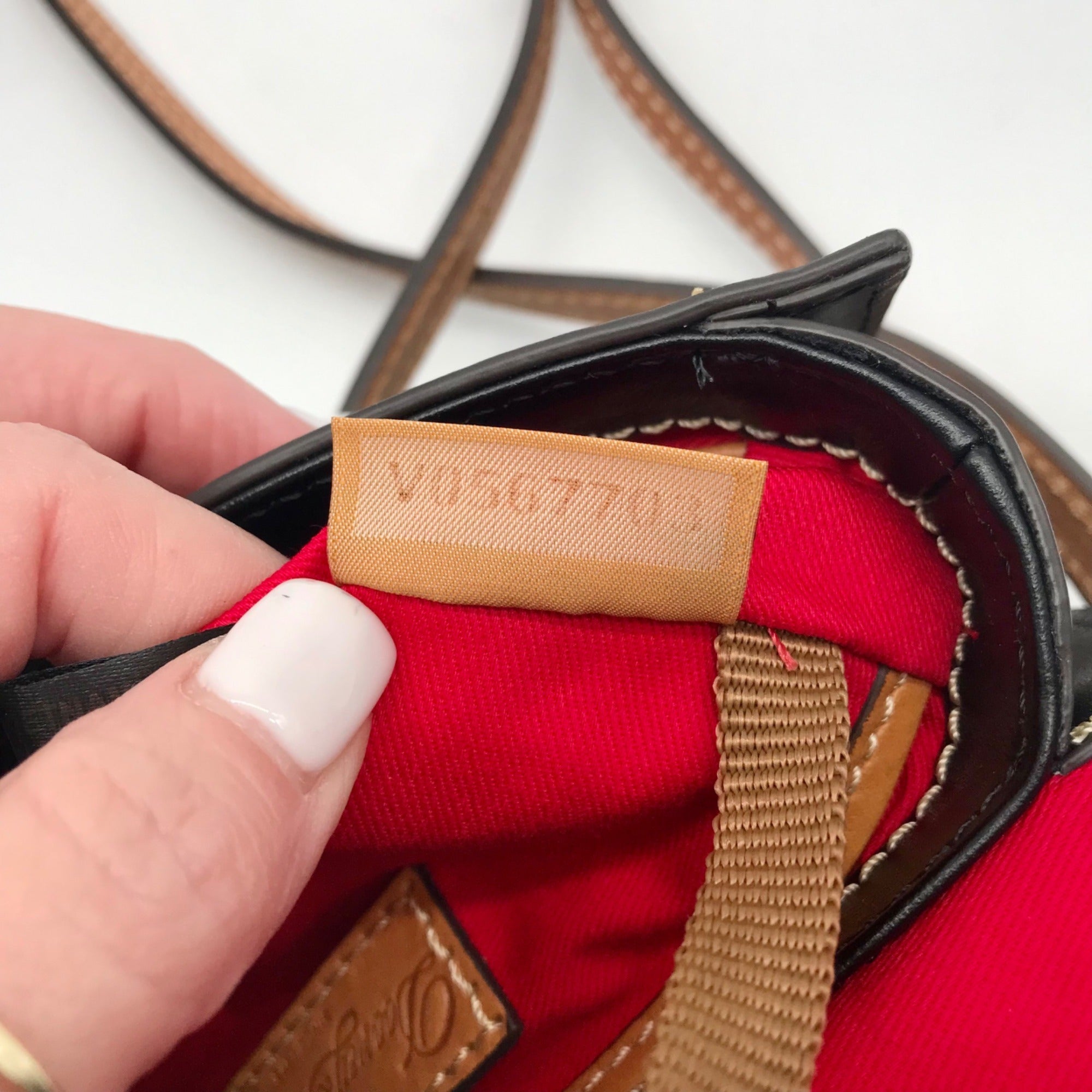 Dooney &amp; Bourke Black Pebble Grain  Crossbody Saddle Bag