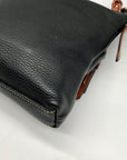 Dooney & Bourke Black Pebbled Grain Leather Dillen Crossbody Bag