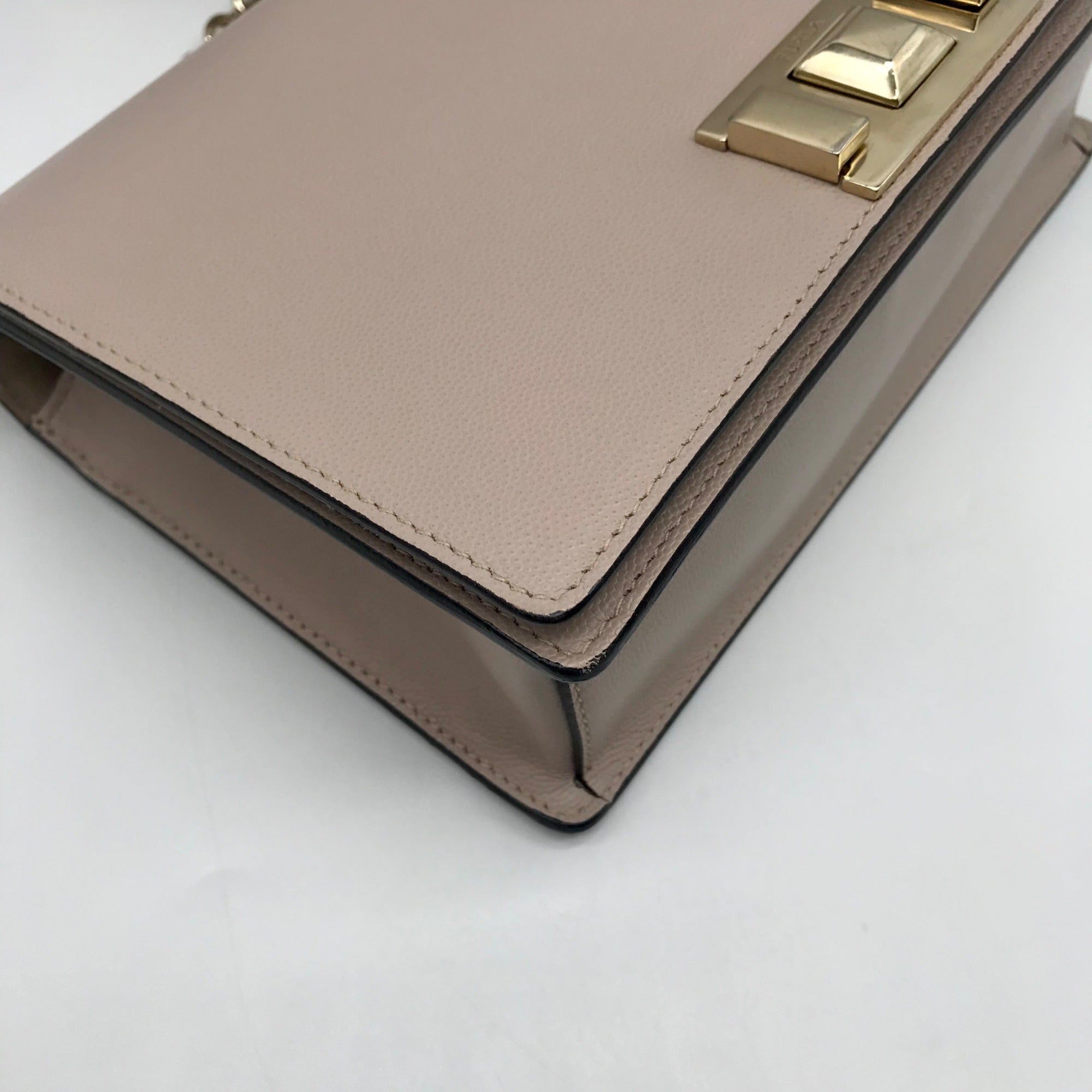 Furla Blush Leather Mimi Crossbody Bag