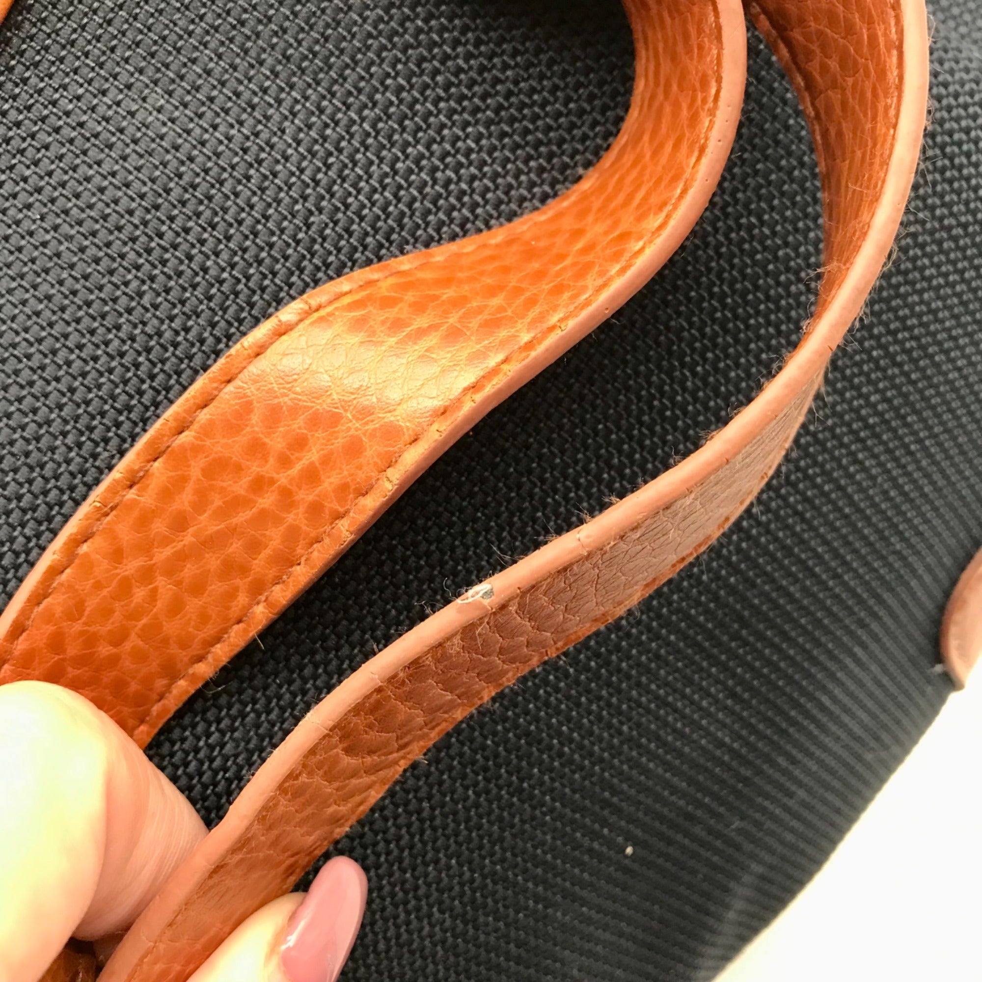 Miche Navy Blue &amp; Brown Canvas Magda Prima Tote Bag