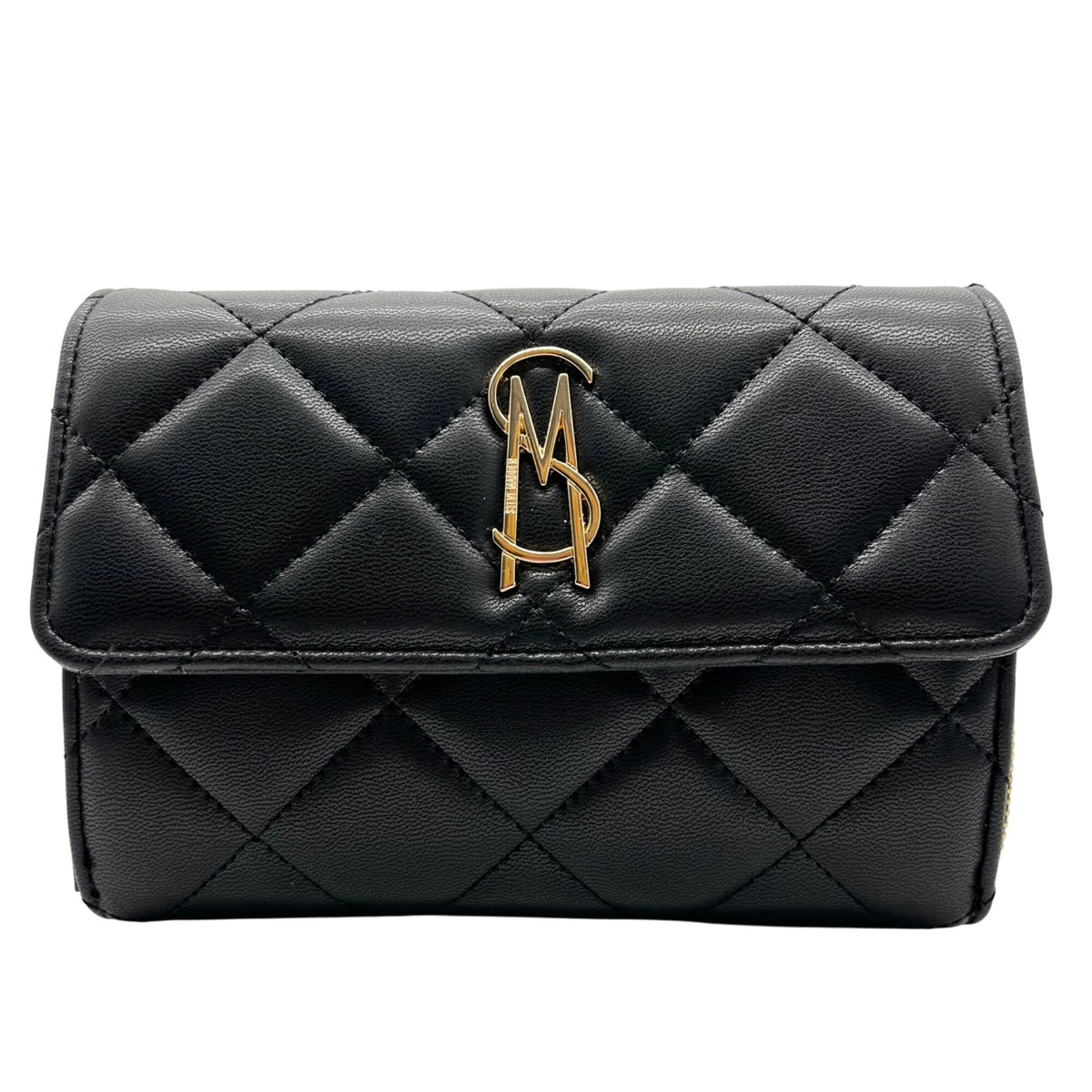 Steve Madden Black Quilted Crossbody Bag
