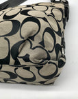 Coach Gray Signature C Jacquard Canvas Hobo Shoulder Bag F15067