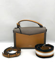 Botkier Truffle Colorblock Leather Cobble Hill Crossbody Bag
