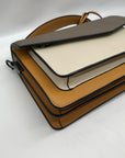Botkier Truffle Colorblock Leather Cobble Hill Crossbody Bag