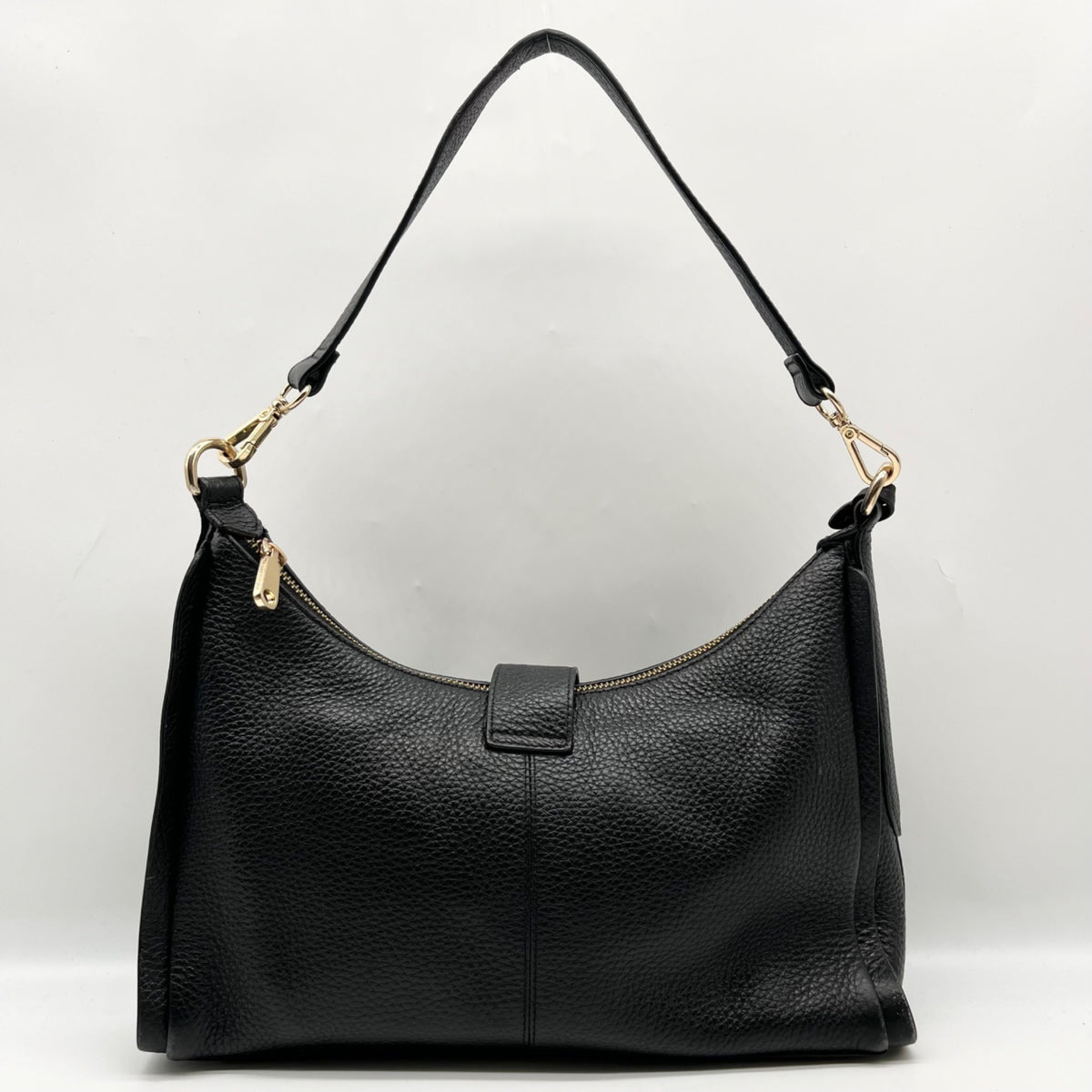 Radley London Black Pebbled Leather Sloane Street Shoulder Bag