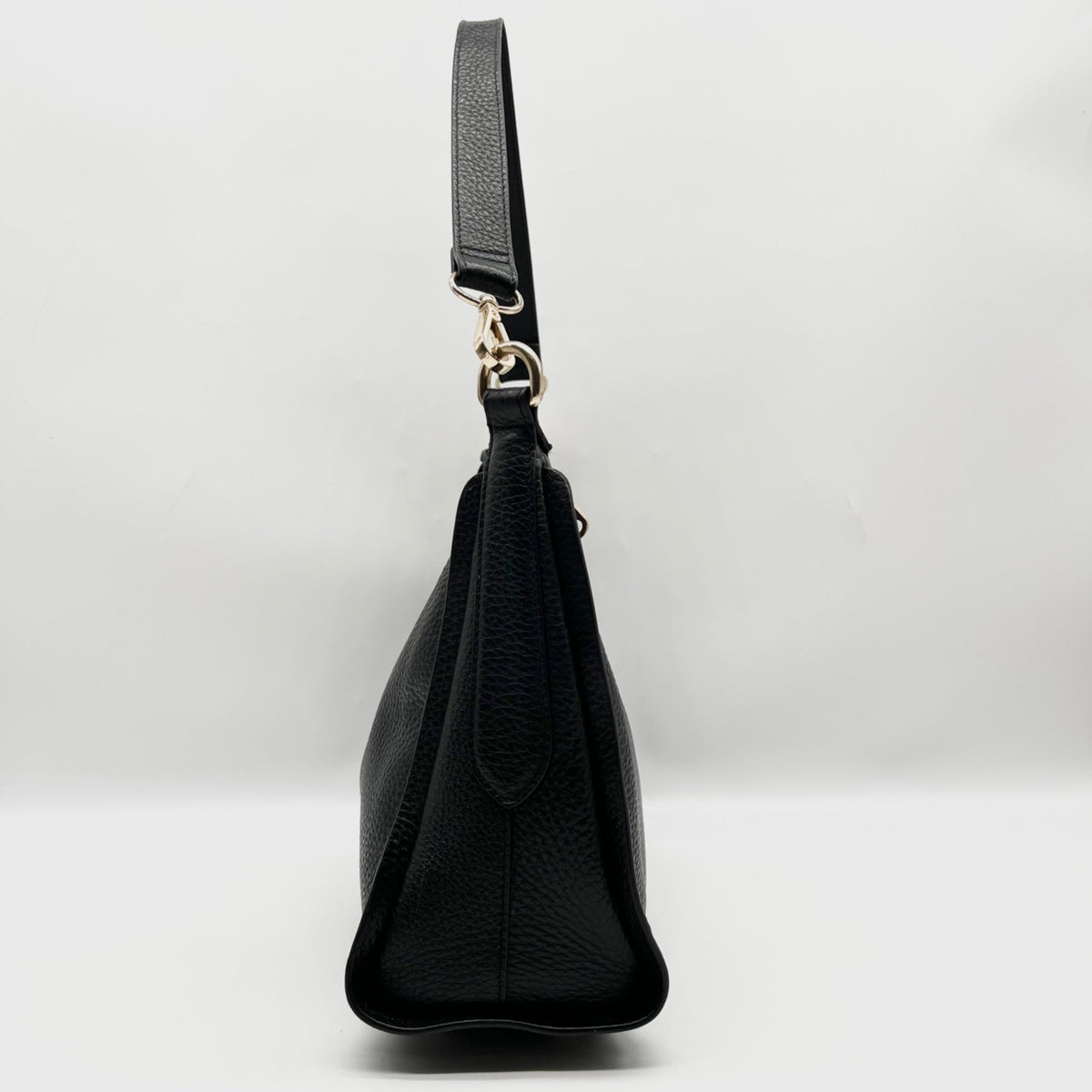 Radley London Black Pebbled Leather Sloane Street Shoulder Bag