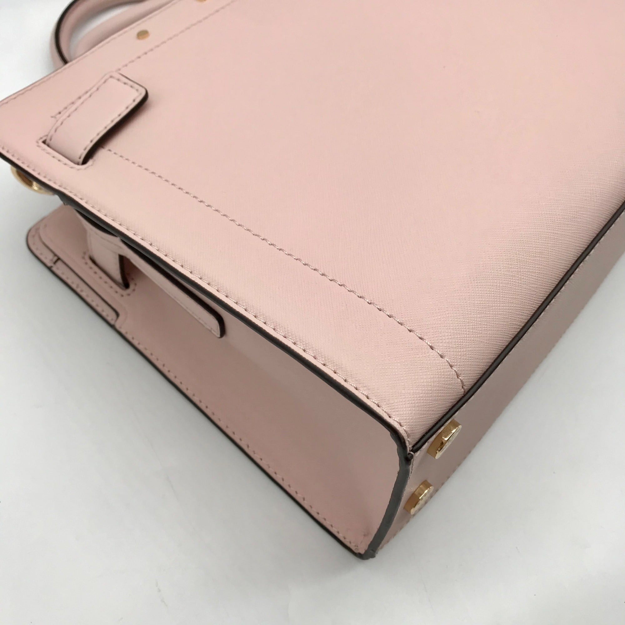 Michael Kors Blush Pink Saffiano Leather Rayne Satchel Bag