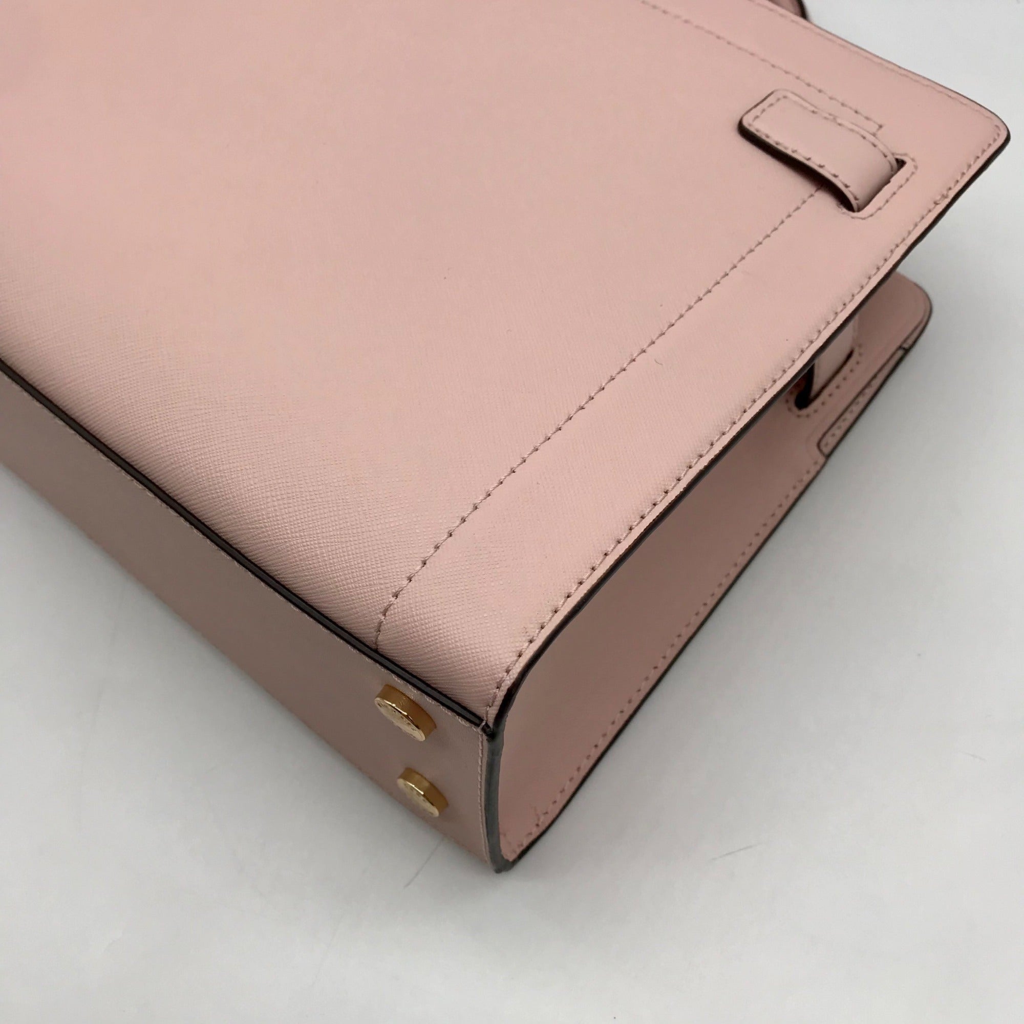 Michael Kors Blush Pink Saffiano Leather Rayne Satchel Bag