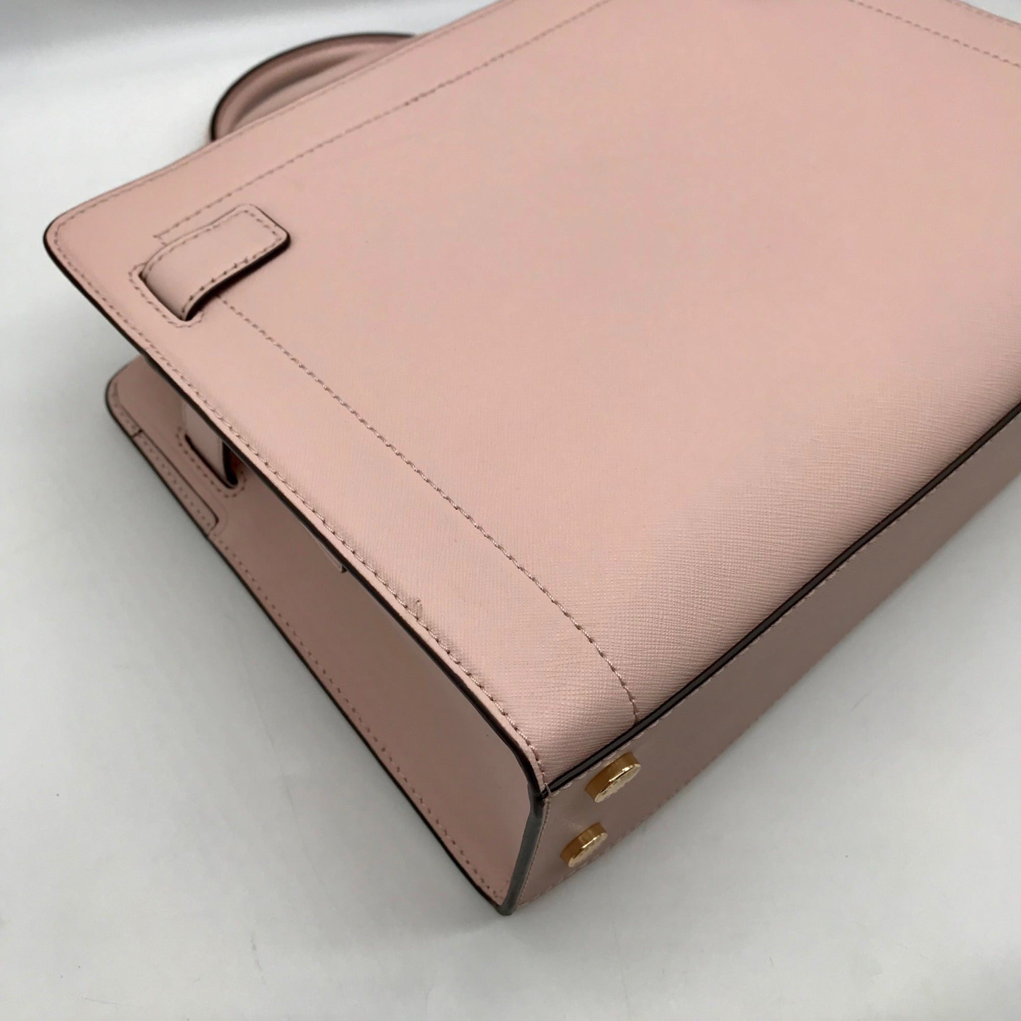 Michael Kors Blush Pink Saffiano Leather Rayne Satchel Bag