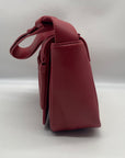 Like Dreams Red Leather Bowtie Shoulder Bag