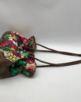 Brighton Floral Canvas Drawstring Hobo Bag