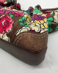 Brighton Floral Canvas Drawstring Hobo Bag