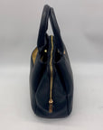 Giani Bernini Black Pebble Leather Small Satchel Bag