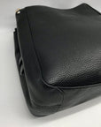 Kate Spade Black Pebbled Leather Triple Compartment Leila Shoulder Bag