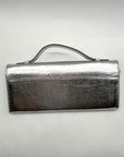 I.N.C. Silver Metallic Wyllah Clutch Bag
