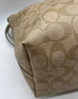 Coach Tan Signature Coated Canvas City Tote Bag-F58292