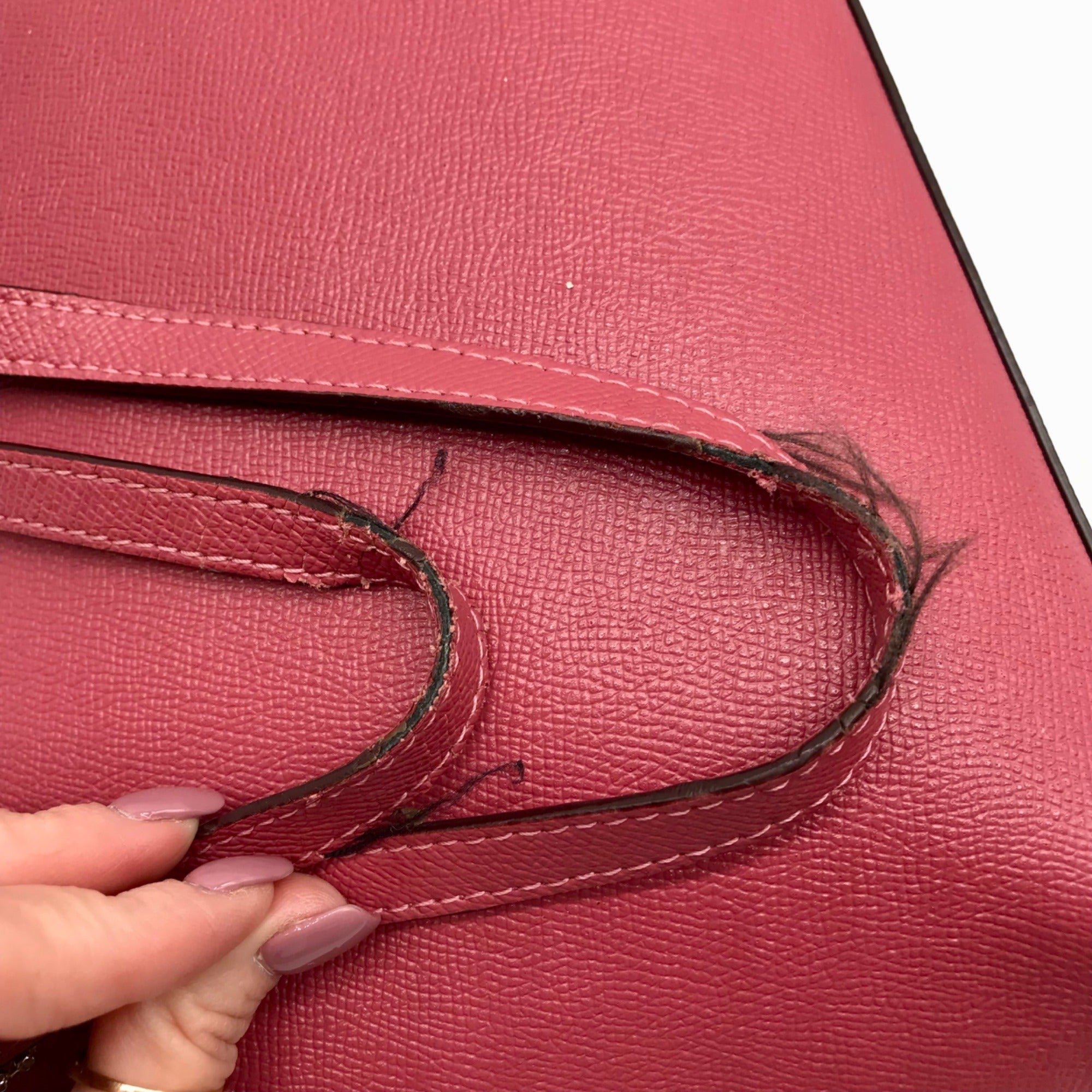 Coach Pink Crossgrain Leather City Zip Tote Bag F58846