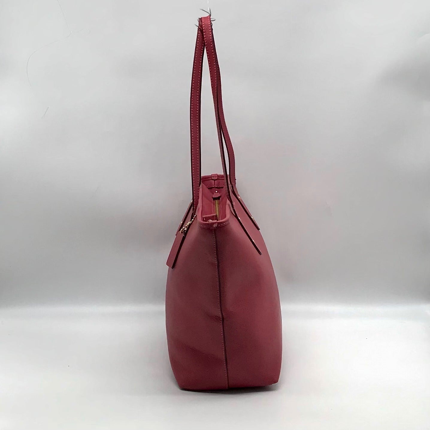 Coach Pink Crossgrain Leather City Zip Tote Bag F58846
