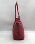 Coach Pink Crossgrain Leather City Zip Tote Bag F58846