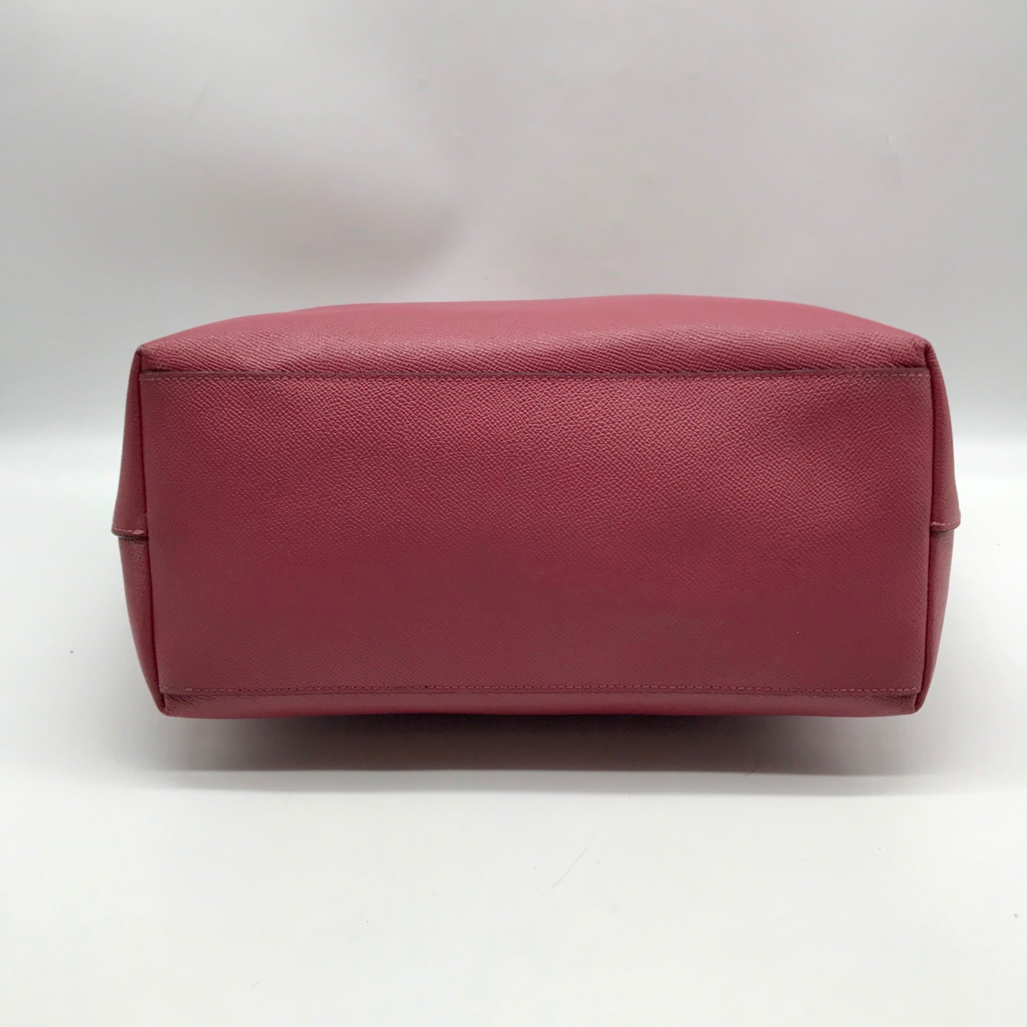 Coach Pink Crossgrain Leather City Zip Tote Bag F58846