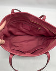 Coach Pink Crossgrain Leather City Zip Tote Bag F58846