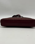 Kate Spade Burgundy Glitter Leather Crossbody Bag