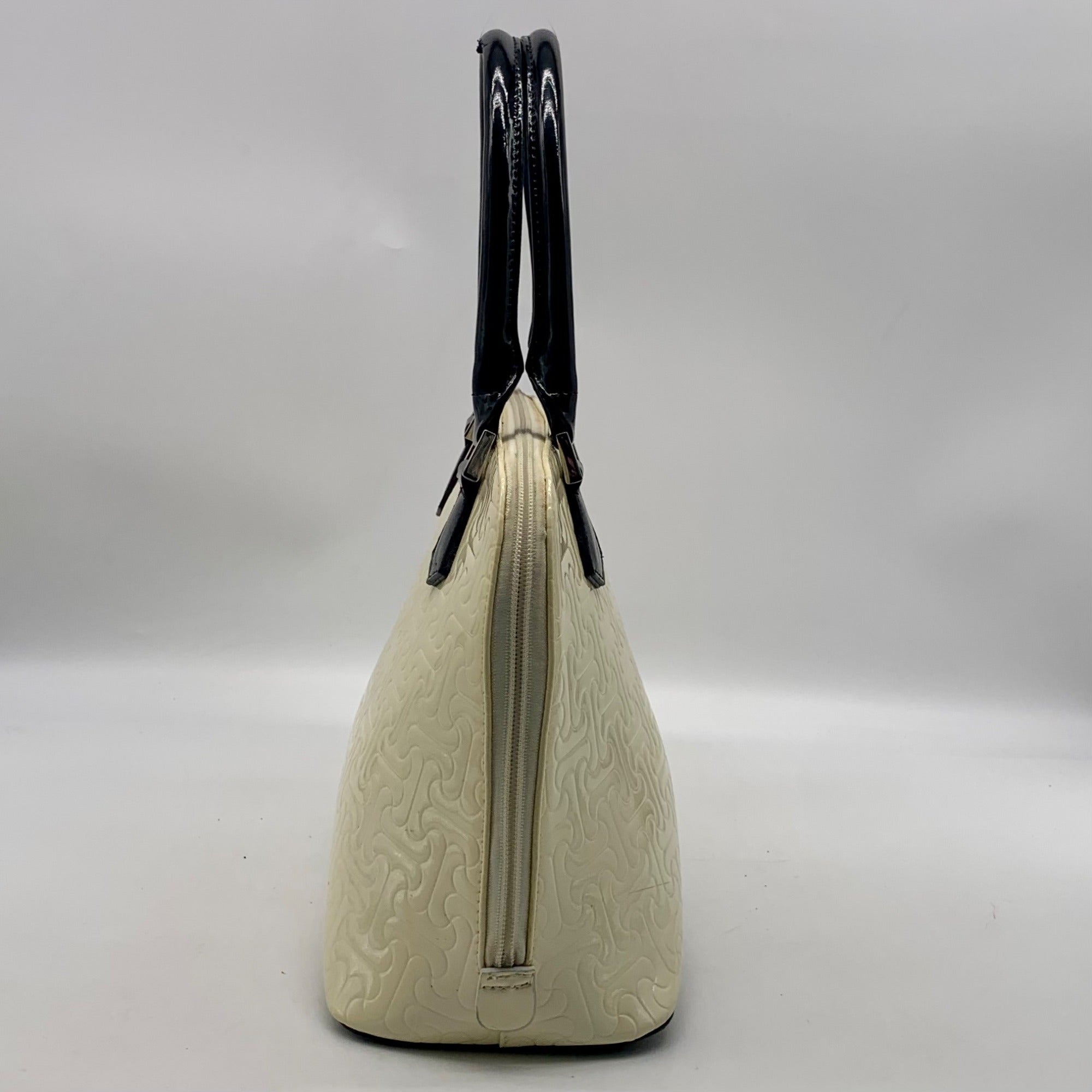 Bravo of Beverly Hills Limited Edition Ivory Painted Leather Satchel