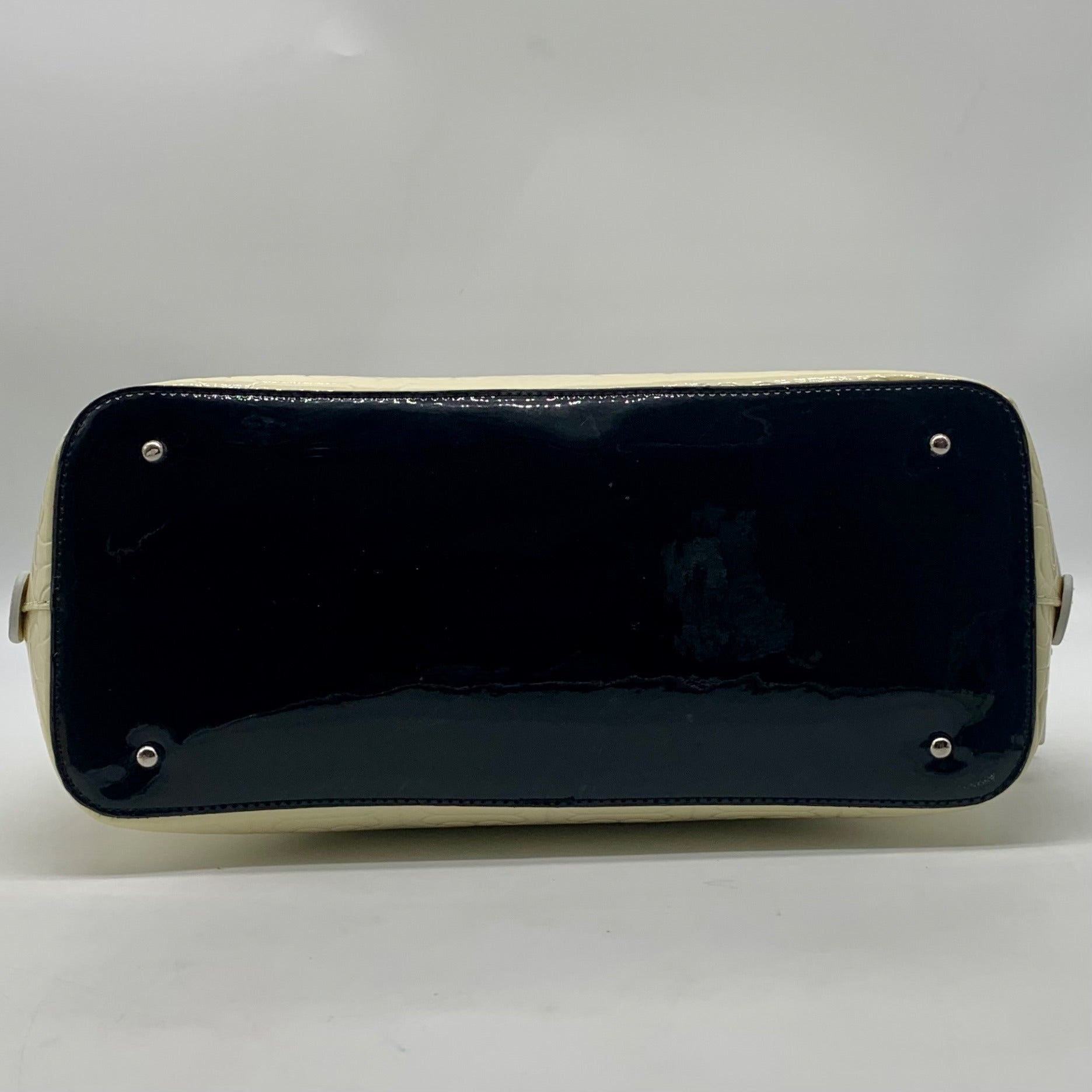 Bravo of Beverly Hills Limited Edition Ivory Painted Leather Satchel