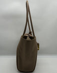 MMS Brands Beige Sculptural-Buckle Shoulder Bag and Mini Bag