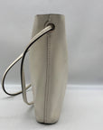 Coach White Pebbled Leather Derby Crossbody Bag F58661