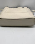 Coach White Pebbled Leather Derby Crossbody Bag F58661